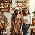 thumbnail image 4 of PMU Thanksgiving Plush Chef Turkey Hat and Turkey Apron Set Party Costume Accessories (2/Pkg) Pkg/1, 4 of 6