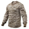 thumbnail image 1 of Rothco Long Sleeve Digital Camo T-Shirts - Desert Digital Camo, X-Large, 1 of 2