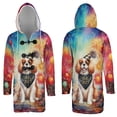 thumbnail image 3 of Hello 2025 Cavalier King Charles Spaniel Celebrates Happy New Year Firework All Over Print 3D Hooded Duffle Toggle Coat Dog Lover Gifts - 02024, 3 of 6