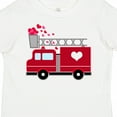 thumbnail image 4 of Inktastic Valentine's Day Red Firetruck with Pink Hearts Boys or Girls Toddler T-Shirt, 4 of 5