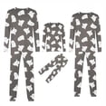 thumbnail image 4 of Family Outfit Conjunto de pijama con estampado de Halloween de manga larga y cuello redondo para hombres Fridja nalpqowj25703, 4 of 8