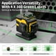 thumbnail image 4 of Kit Laser Level IKOVWUK Pro de 4x360°, 16 líneas con soporte y bolsa, 4 of 7