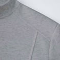 thumbnail image 6 of Men's Polo Henley Shirt Moisture Wicking Quick Dry Summer Casual Short Sleeve Pique Cotton Jersey Golf Shirts Big and Tall Size M-5XL Dark Gray, 6 of 7