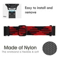 thumbnail image 4 of Stretchy Nylon   Bands, Comfortable Braided Nylon Sport Watch Strap Adjustable Replacement Watch Band For Spartan Hr Baro, 4 of 8