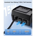 thumbnail image 3 of Temporizador WiFi SURAIELEC para piscinas elevadas con doble toma de corriente, 3 of 8