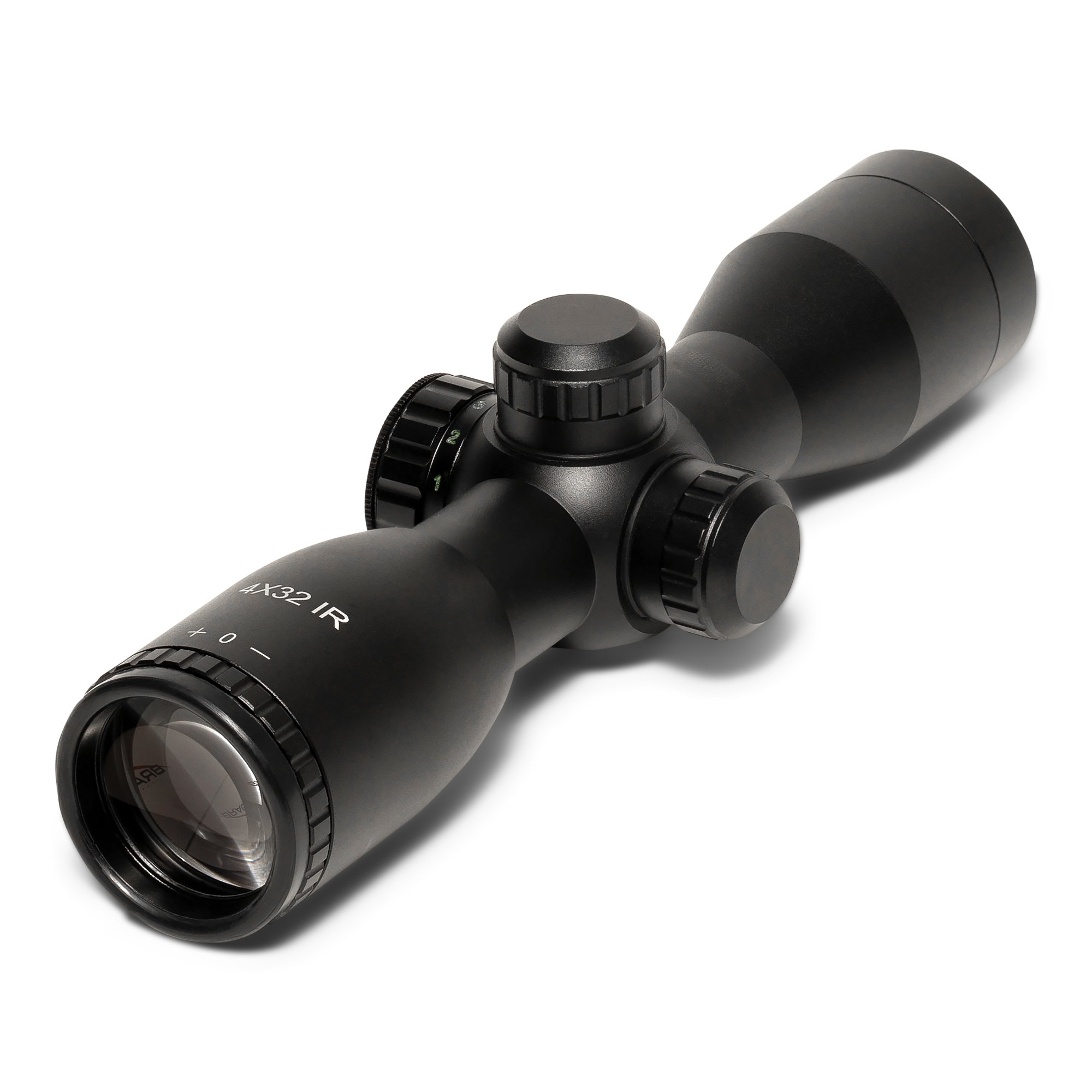 Osprey Global 4x32CB: Precision Crossbow Scope with Red/Green Illuminated Reticle in Sleek Black