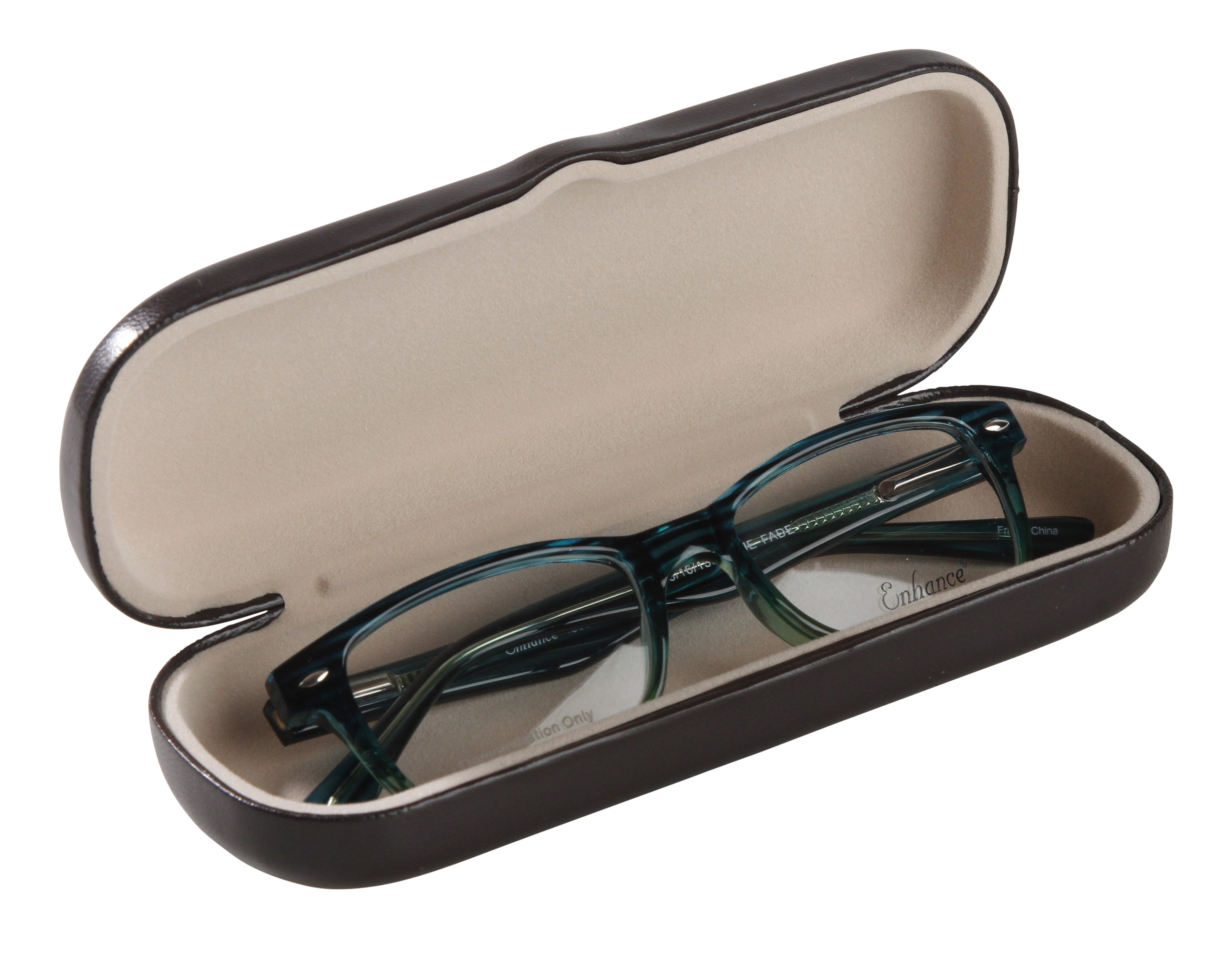 Double Glasses Case Aluminum Hard Shell Black For Men, Women  For Reading  glasses and sunglasses etc. at  Men's Clothing store