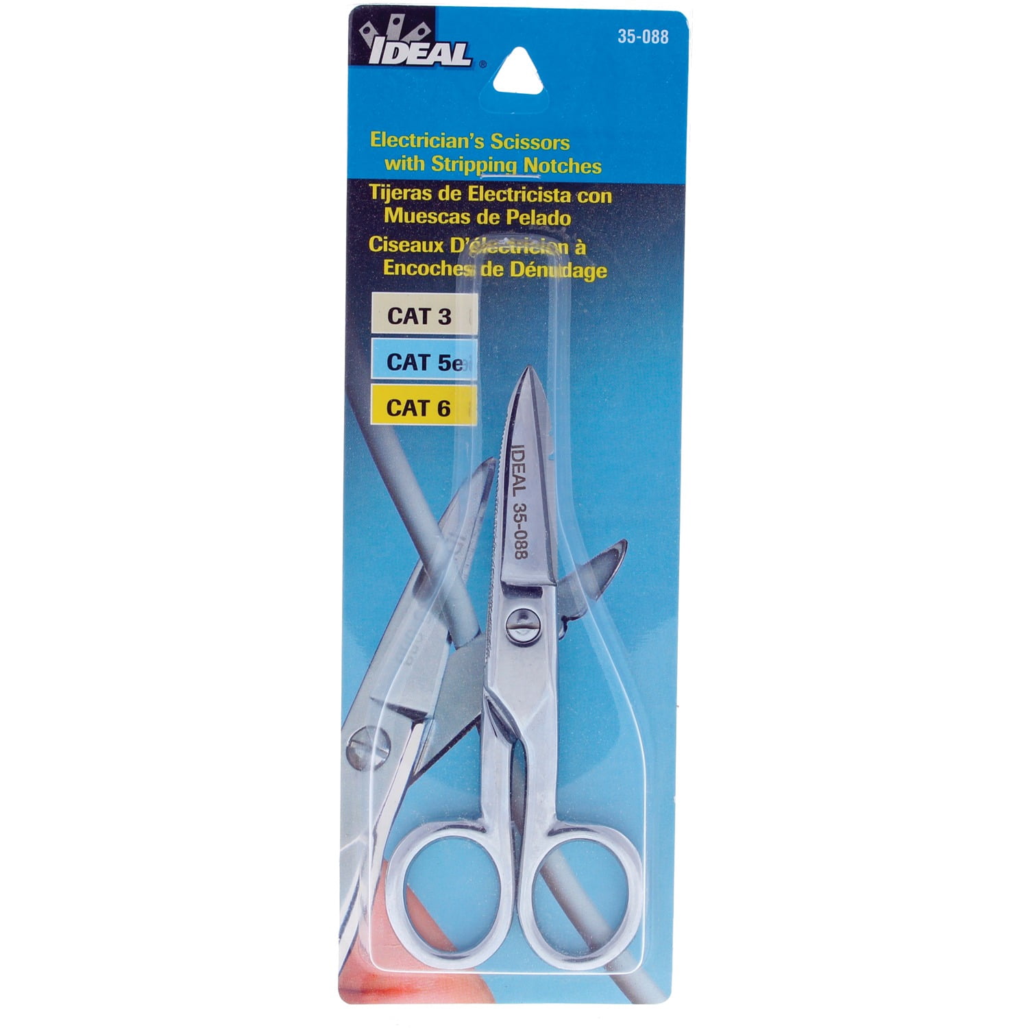 Ideal 5-1/2" Electricians Scissors 185 lb. 35-088