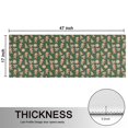 thumbnail image 5 of Kitchen Rugs Sets Of 2,Green Christmas Gingerbread and Tree Pattern Anti Fatigue Kitchen Mat Rugs Non Slip Washable,Decorative Kitchen Floor Mats for Kitchen,Sink,Laundry,17"X47", 5 of 5