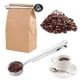 thumbnail image 5 of Clip de sellado de cuchara medidora de café, Clip de bolsa de café, cuchara de cuchara de café molido de acero inoxidable con Clip de sellado de bolsa, 5 of 5