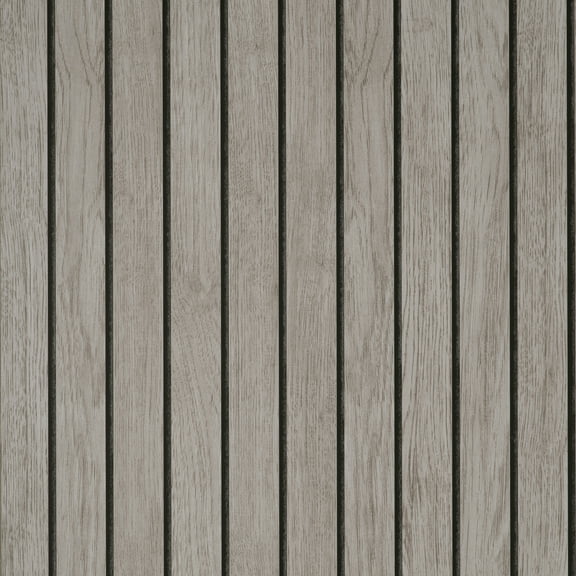 Fine Decor Manolo Grey Wooden Slat Wallpaper