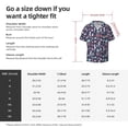 thumbnail image 5 of Pofeuu Watercolor Marine Animals Print Mens Casual Short Sleeve Shirts Beach Summer Spread Collar Pocket Tops Men's Casual Short-sleeved Shirt-3X-Large, 5 of 5