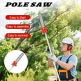 thumbnail image 6 of Floseru Backpack String Trimmer,Cordless 52CC 2 Stroke Petrol Pole Hedge Trimmer Chain Saw Brush Cutter with Guard Accessories for Garden and Yard from US Fast Arrival, 6 of 9
