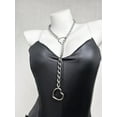 thumbnail image 5 of O-Ring Slip Chain Necklace For Women, Handmade Punk Rock Cuban Adjustable Lariat Y-Necklcae Jewelry, 5 of 5