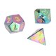 thumbnail image 3 of 7Pcs Electroplating Metal Dice Set Polyhedral Clear Numbers Role Playing Games Collectible Gift for Teens Family Friends, 3 of 4