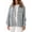 Grey, variant on Women'S Fall Casual Long Sleeve Button Down Loose Light-Weight Shacket Shirt Jacket Coat with Pockets White XL