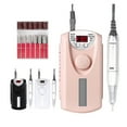 thumbnail image 2 of Portable Nail Drill Professional 30000 RPM, Rechargeable Electric Nail File Machine E File For Acrylic Nails Gel Polishing Removing, Cordless Efile With Bits Kit For Manicure Salon Home ,Easy to Use, 2 of 7