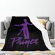 thumbnail image 2 of Manta Prince, manta de franela suave y cómoda para todas las estaciones, para cama, sofá, manta de felpa, 60 x 50 pulgadas, 2 of 8