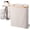 Cream - Double, variant on CleverMade Lidded Laundry Hamper LUXE, Stone, Single