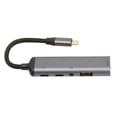 thumbnail image 2 of Estación de acoplamiento USB C Bling Bling Adaptador multifuncional todo en uno Tipo C a PD100W USB3.1 USB2.0 audio 3.5, 2 of 12
