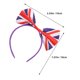 thumbnail image 3 of GOOHOCHY diademas con lazo y bandera del Reino Unido, diademas decorativas para el pelo, accesorios para festivales., 3 of 8