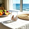 thumbnail image 2 of Glass Cup Farm Chicken Rooster Stemless Glasses Styles Floral Print Tumbler Cups Farmhouse Drinking Cute Lover Tabletop Glassware 2D, 2 of 4