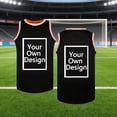 thumbnail image 2 of ZVNAΖH Kids Boys' Custom Basketball Jersey, Quick Dry Mesh Sleeveless Tank for Sports, Team Uniforms & Casual Wear (3-17Y), 2 of 9
