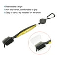 thumbnail image 4 of Cepillo Doble Cara para Palos de Golf Unique Bargains Amarillo con Extensión Cable Clip, 4 of 6