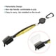 thumbnail image 4 of Cepillo Doble Cara para Palos de Golf Unique Bargains Amarillo con Extensión Cable Clip, 4 of 6
