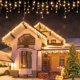 thumbnail image 1 of Luces navideñas con forma de carámbano USOKYO 480 LED, 12 m, resistentes al agua, 1 of 6
