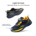 thumbnail image 3 of DREAM PAIRS Kids' Lightweight Athletic Sneakers Breathable Mesh Running Shoes with Hook-and-Loop Strap Comfortable Non-Slip Walking Shoes for Boys & Girls, 3 of 6