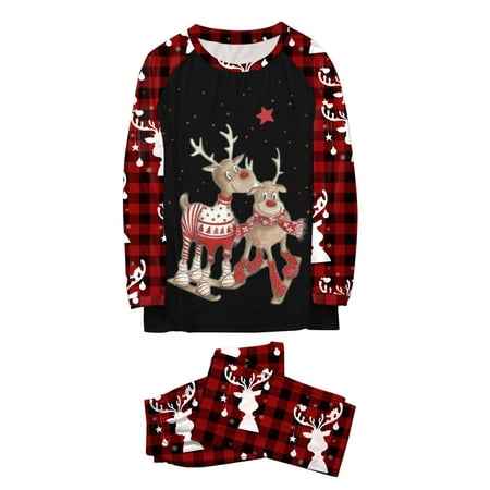 

CAICJ98 Christmas Pajamas Christmas Pajamas for Family Matching Family Christmas Pajamas Matching Sets Xmas Pjs Sleepwear