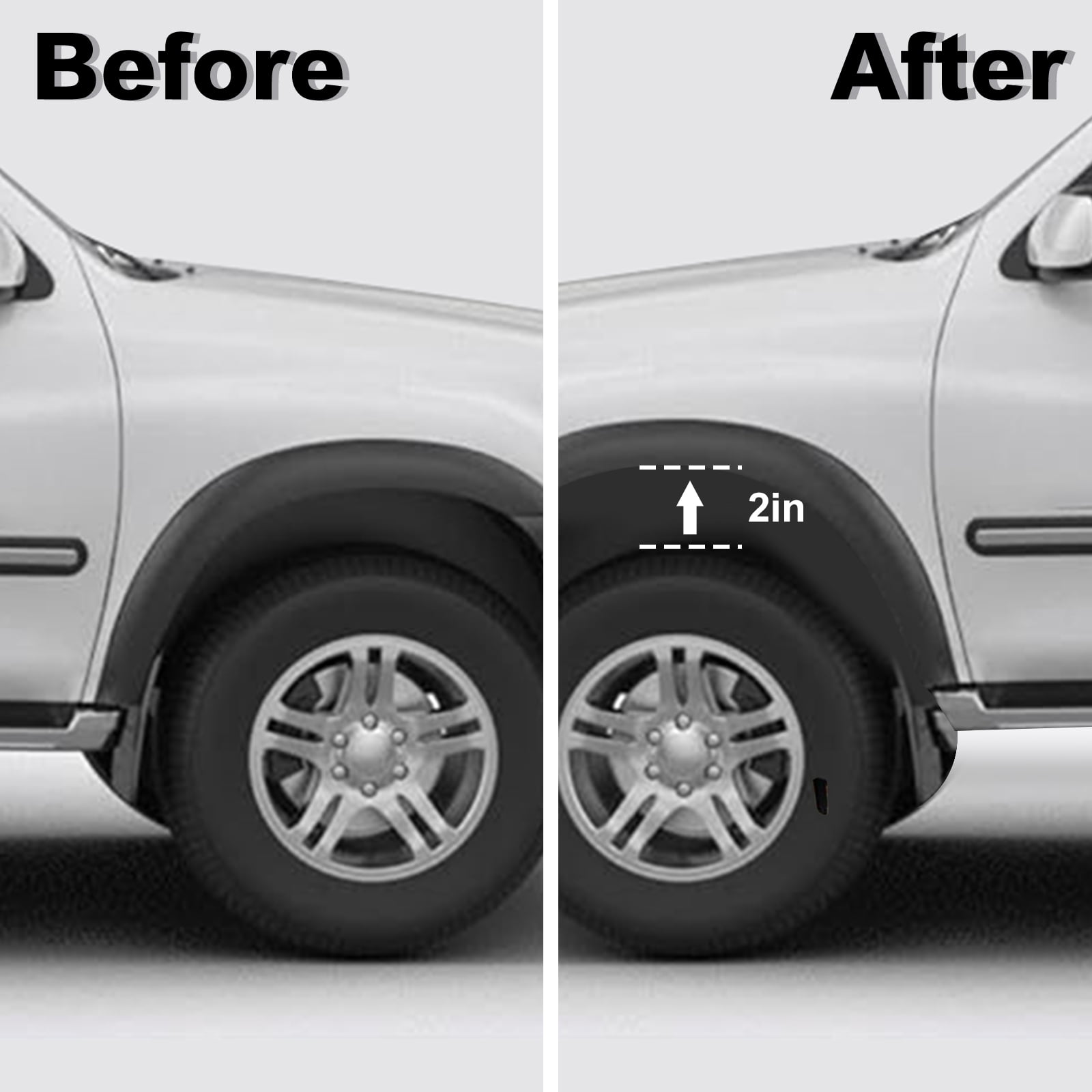 2 Inch Leveling Lift Kits for 1999-2006 Tundra, 2" Front Raise Suspension Strut Spacers for 1999-2006 Tundra 2WD 4WD