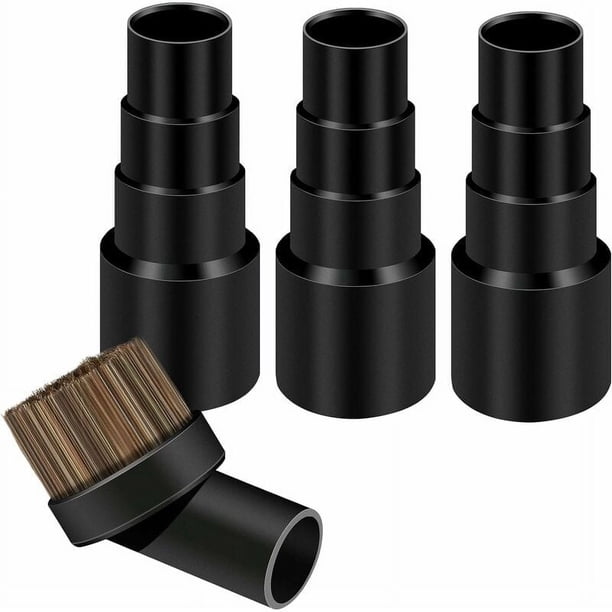 Adaptador de manguera de vacío duradero para aspiradora de taller en seco y húmedo, accesorios de conector de aplicación amplia, extensión de manguera, servicio sin preocupaciones, 4 piezas