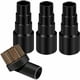 thumbnail image 1 of Adaptador de manguera de vacío duradero para aspiradora de taller en seco y húmedo, accesorios de conector de aplicación amplia, extensión de manguera, servicio sin preocupaciones, 4 piezas, 1 of 5