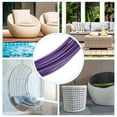 thumbnail image 4 of Uxcell Wicker Repair Kit, Rattan Kit DIY Set for Wicker Furniture 0.55 LB, Purple, 4 of 5