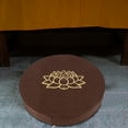 thumbnail image 3 of deevoka Yoga Cushion Adults Gifts Buddhist Seat Cushion for Adults Sitting Women Men Coffee, 3 of 6