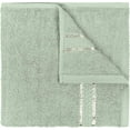 thumbnail image 6 of Dewalls Maisons 4-Pack Large Bath Towels, 100% Cotton 27x54 Inches, Quick Drying, Super Absorbent, Perfect for Daily Use, Bathroom & Hotel - Soft Green Color, 6 of 7