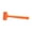 1LB, variant on YIEMEEN Shock Absorbing Rubber Hammer In Bright Orange For Precise Striking Tasks
