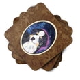 thumbnail image 2 of Carolines Treasures SS8446FC Starry Night Bernese Mountain Dog Foam Coaster Set of 4 3 1/2 x 3 1/2 multicolor, 2 of 3