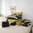 thumbnail image 4 of Erosebridal American Football Bedding Queen Size 7pcs , Reversible, Black, Dallas, 4 of 5
