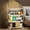 19#Beige, variant on Foldable Storage Shelf 3 Tier Transparent Panels 360°Swivel Wheels for Snacks Kitchenware Toys Multi Purpose Organization Collapsible Space Saving Plastic Durable Home Living Room Nursery Mobile Cart