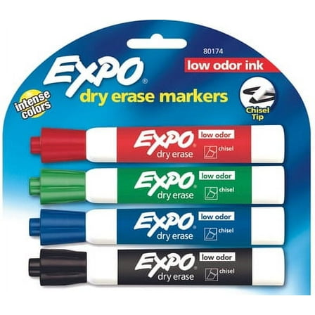 Sanford 80174 Dry Erase Marker, Chisel Lead/Tip, Assorted Lead/Tip