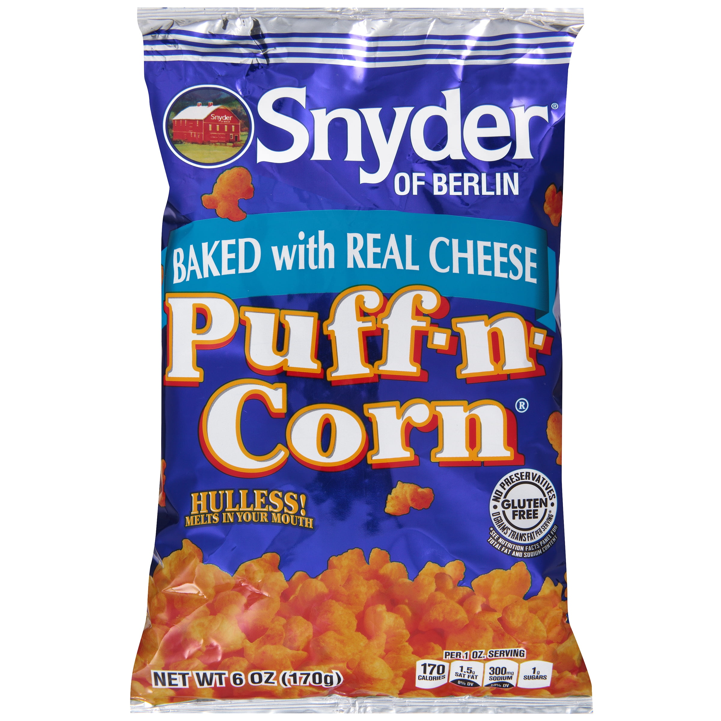 Snyder of Berlin PuffNCorn Baked with Real Cheese Popcorn 6 Oz