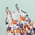 thumbnail image 4 of Wangsaura Halloween Sleeveless Jumpsuit, Pumpkin Print Romper, 4 of 7
