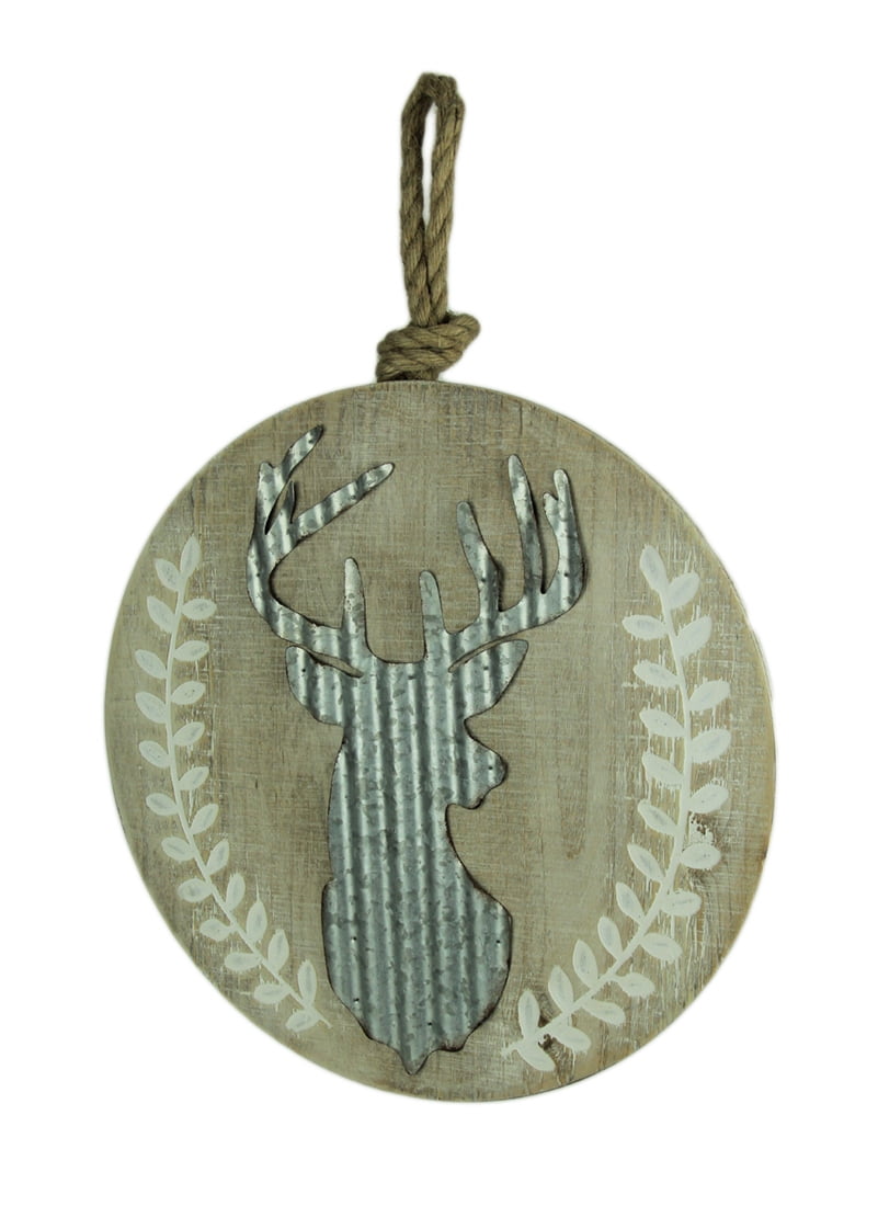 metal deer head wall hanging