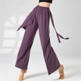 thumbnail image 4 of Loose Gauze Pants Classical Dance Wide Leg Pants Modern Dance Training Dress Adult Performance Dress Training Dance Pants, 4 of 7