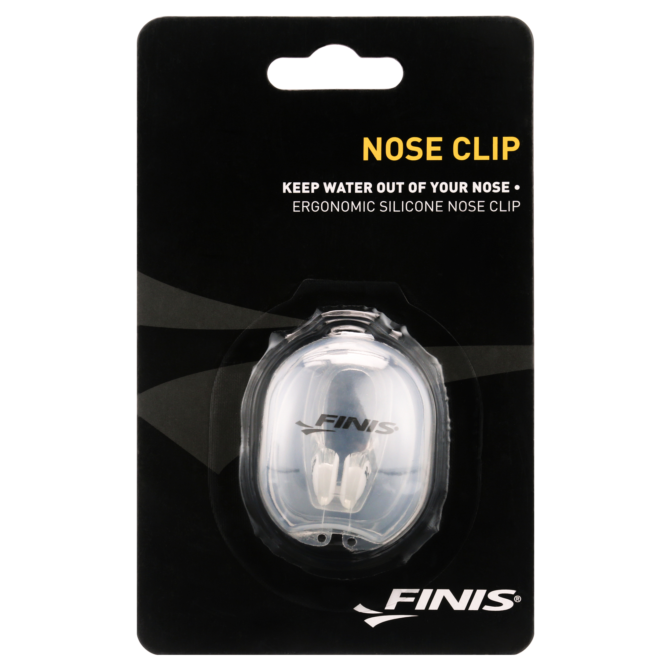 FINIS Swimming Nose Clip, Clear, One Size Fits All
