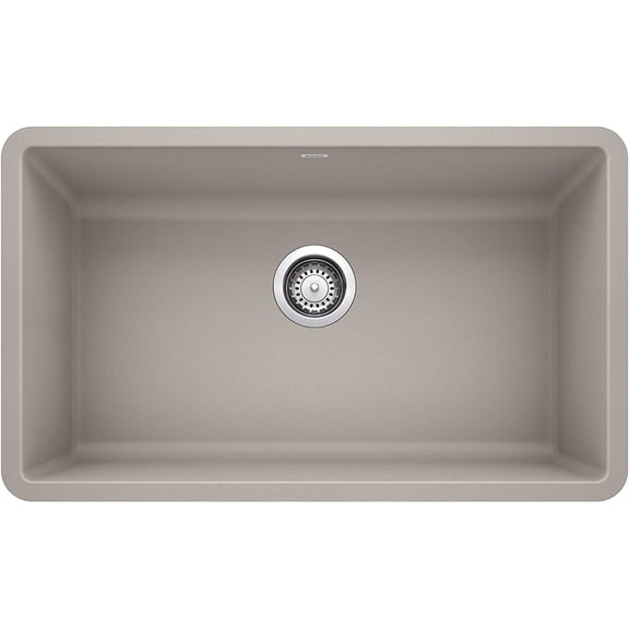 Blanco 442533 Precis 30" Undermount Single Basin Silgranit Kitchen Sink - Grey