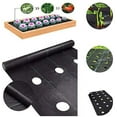 thumbnail image 3 of Agfabric 4 ft. x 100 ft. Easy-Plant Weed Block Mulch Weed Barrier Fabric with Planting Hole 4 in. Dia., 3 of 4